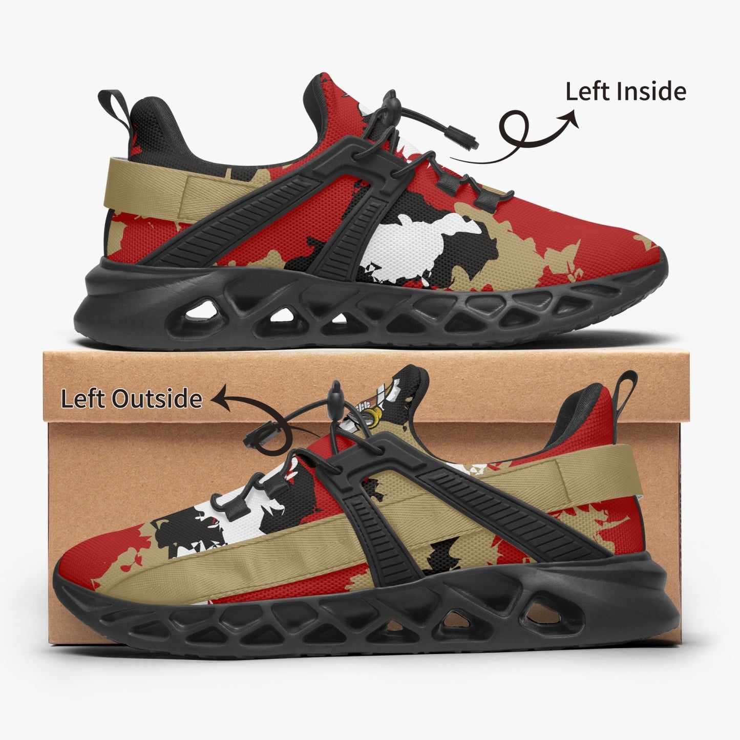 Kicxs SF Camo Mesh Running Shoes