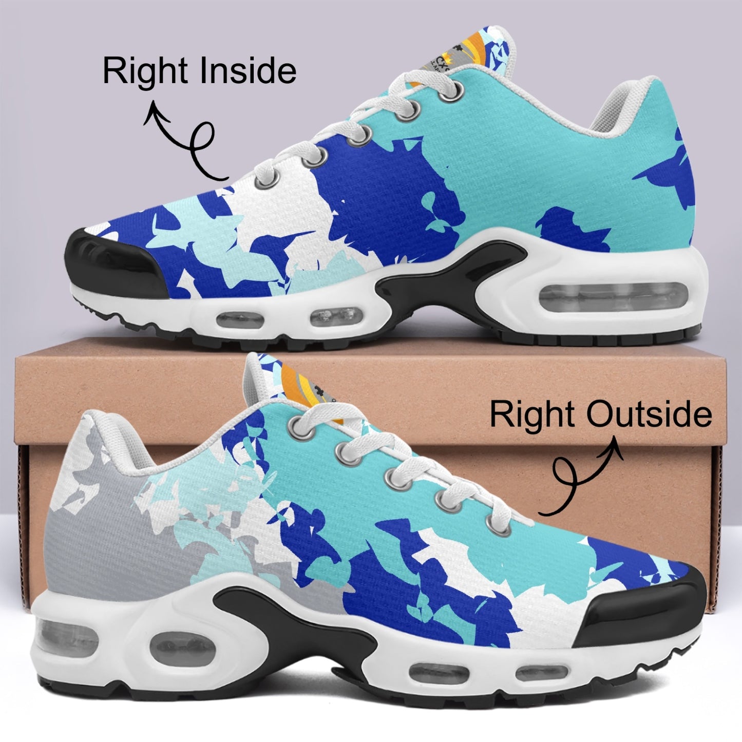 Kicxs DAL Camo Men's Bounce Mesh Knit Sneakers