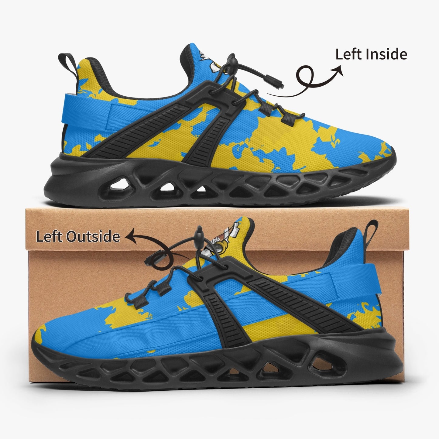 Kicxs LAC Camo Mesh Running Shoes