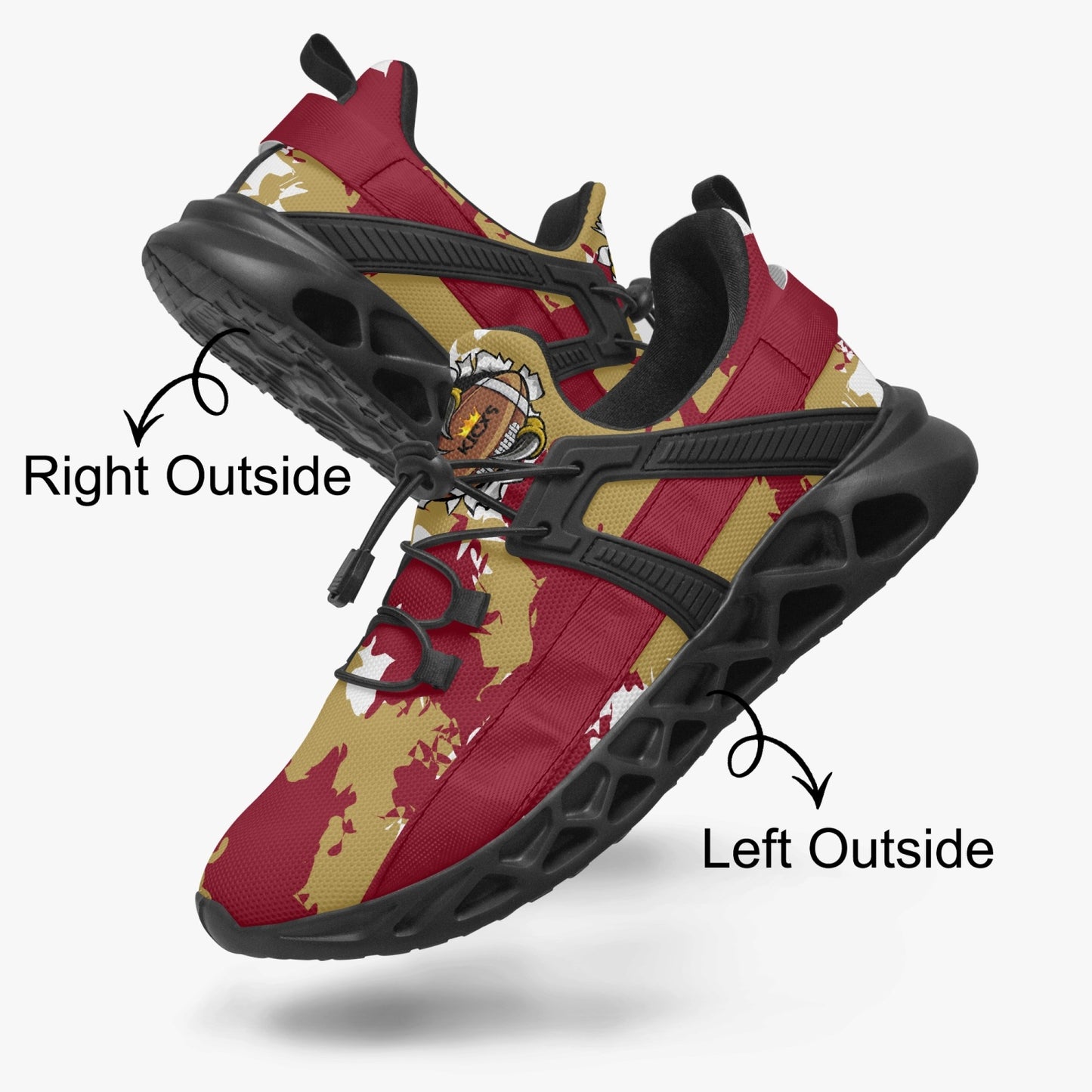 Kicxs FLS Camo Mesh Running Shoes