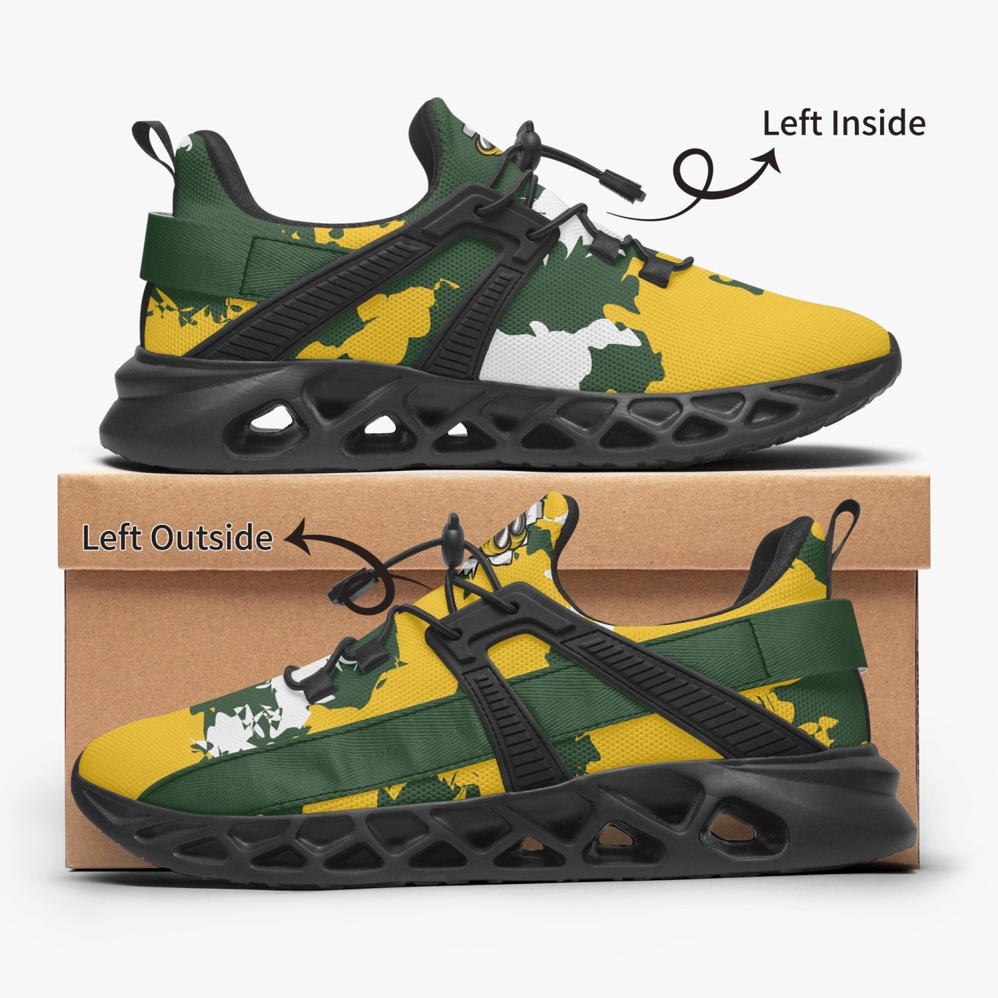 Kicxs GBP Camo Mesh Running Shoes