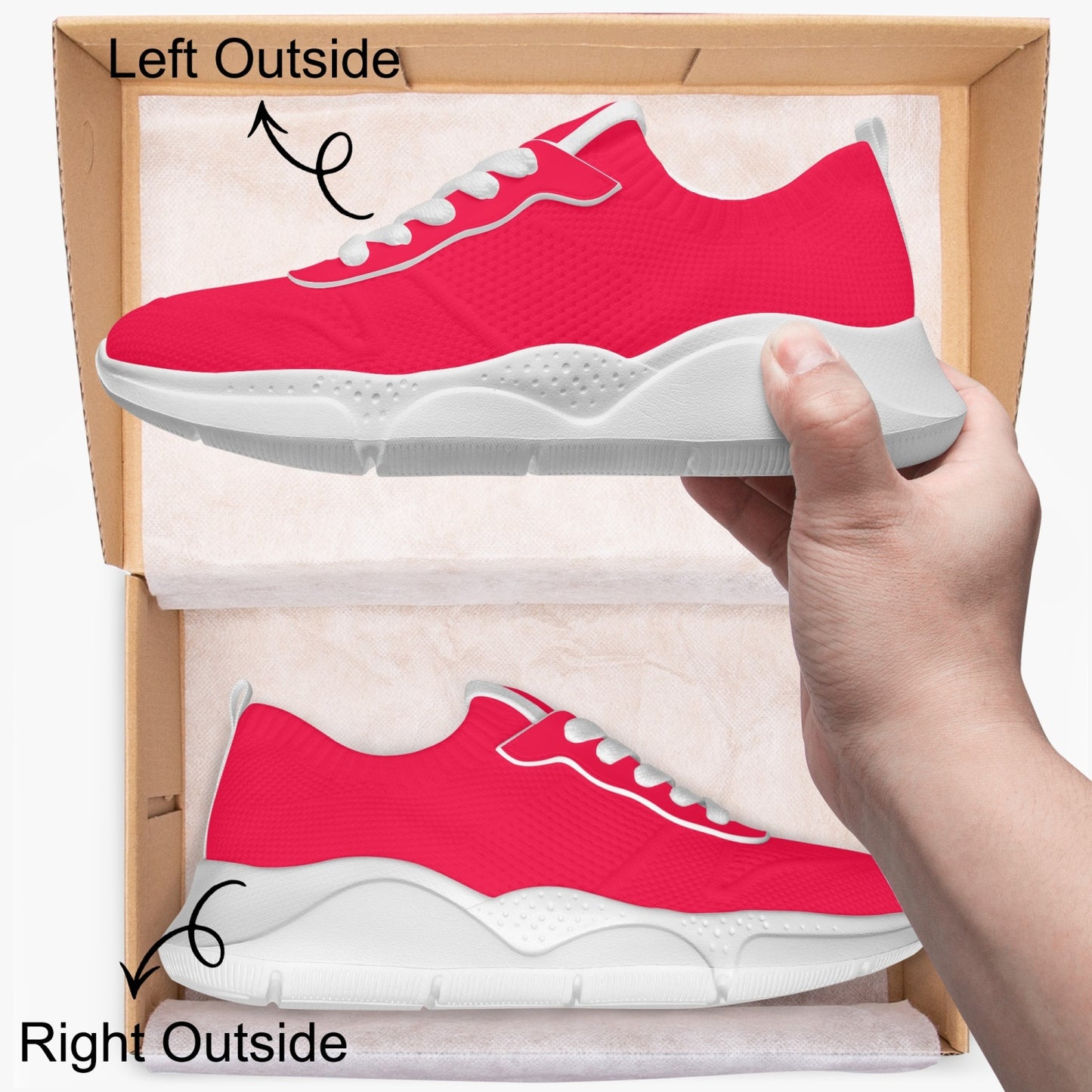 Kicxs Women's Running Shoes - Red