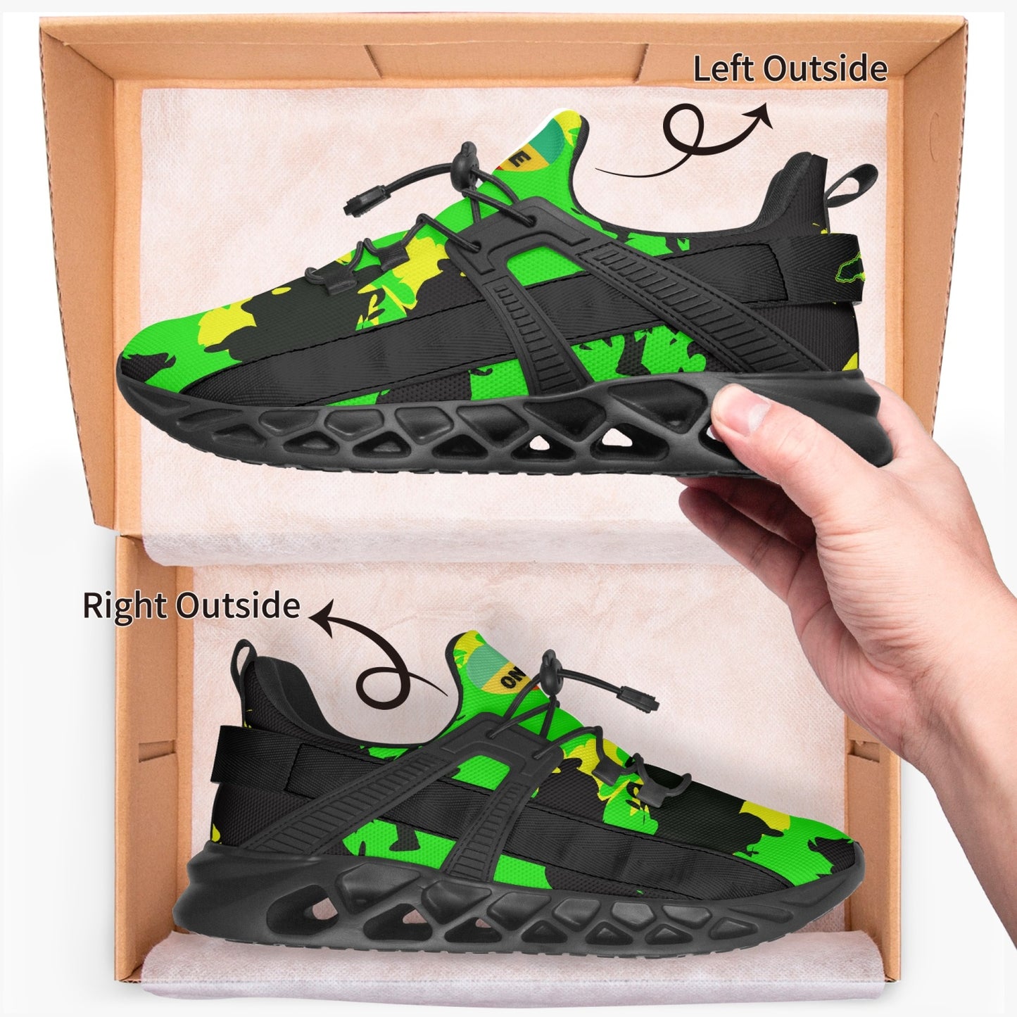 Rastaman One Love Mesh Running Shoes
