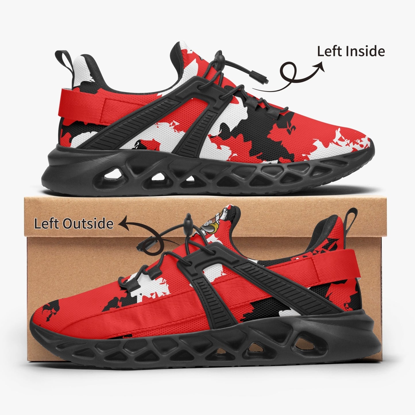 Kicxs ARI Camo Mesh Running Shoes