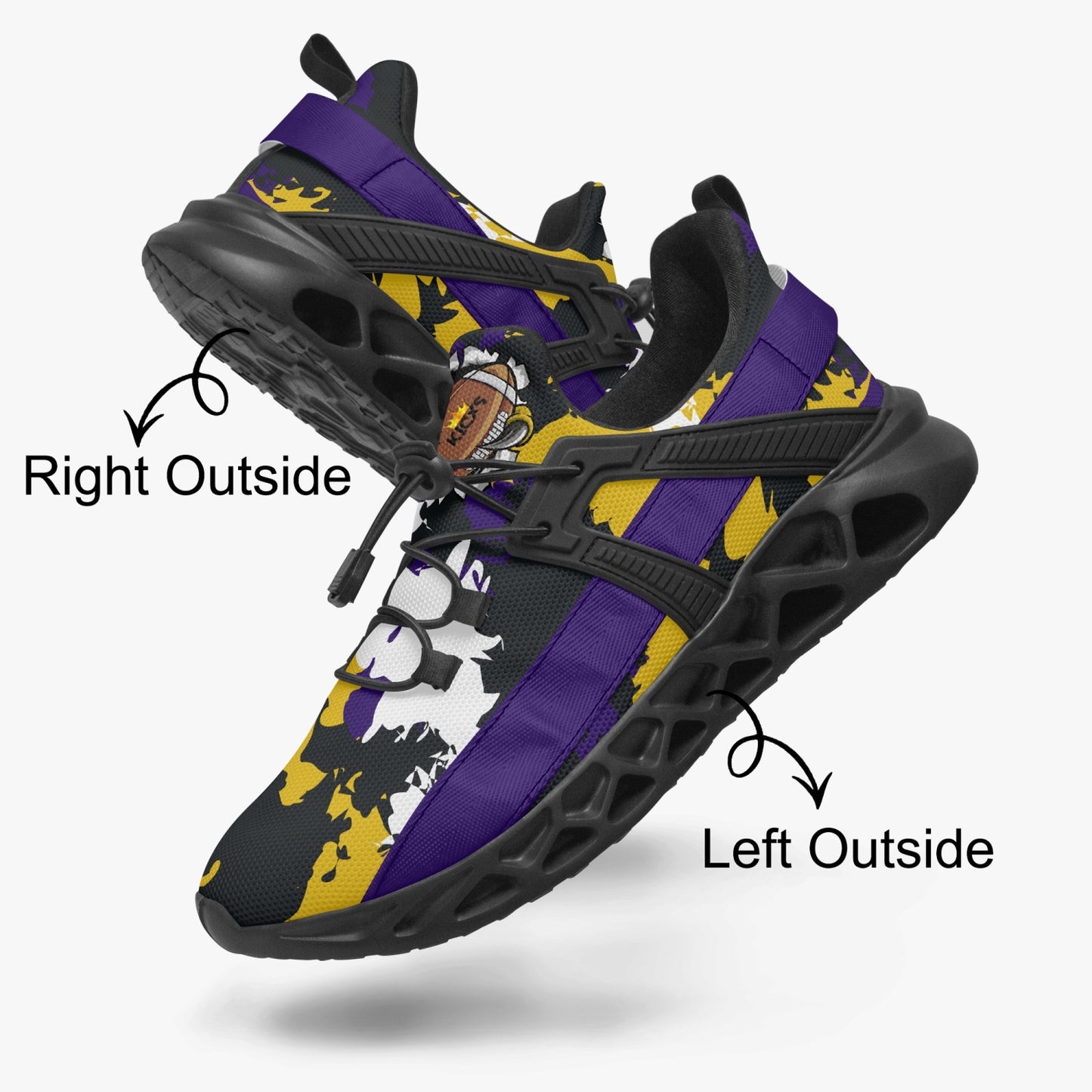 Kicxs BAL Camo Mesh Running Shoes