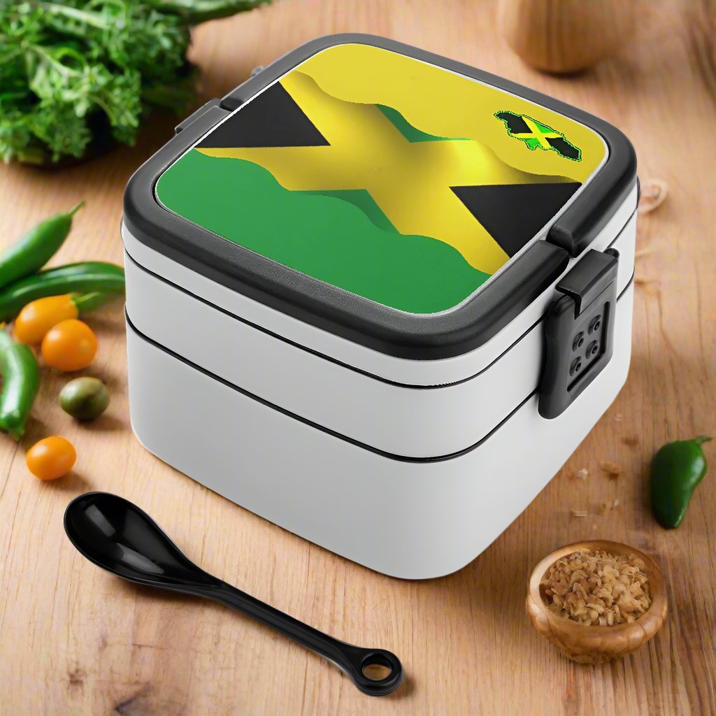 Rastaman Jamaica Double-layer Lunch Box $ Rastaman Apparel Rastaman Apparel 1Tweezy Apparel