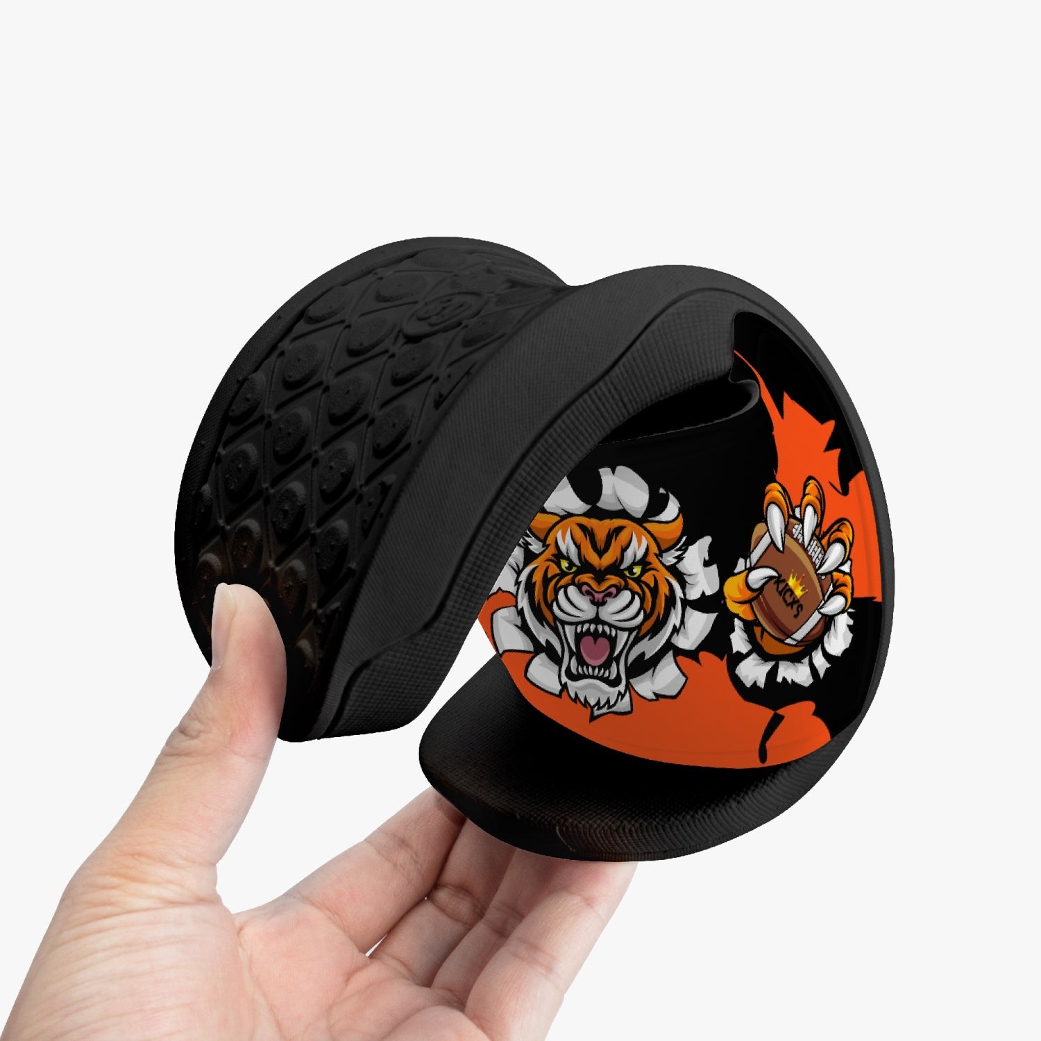 Kicxs Bengals Casual Sandals - Black