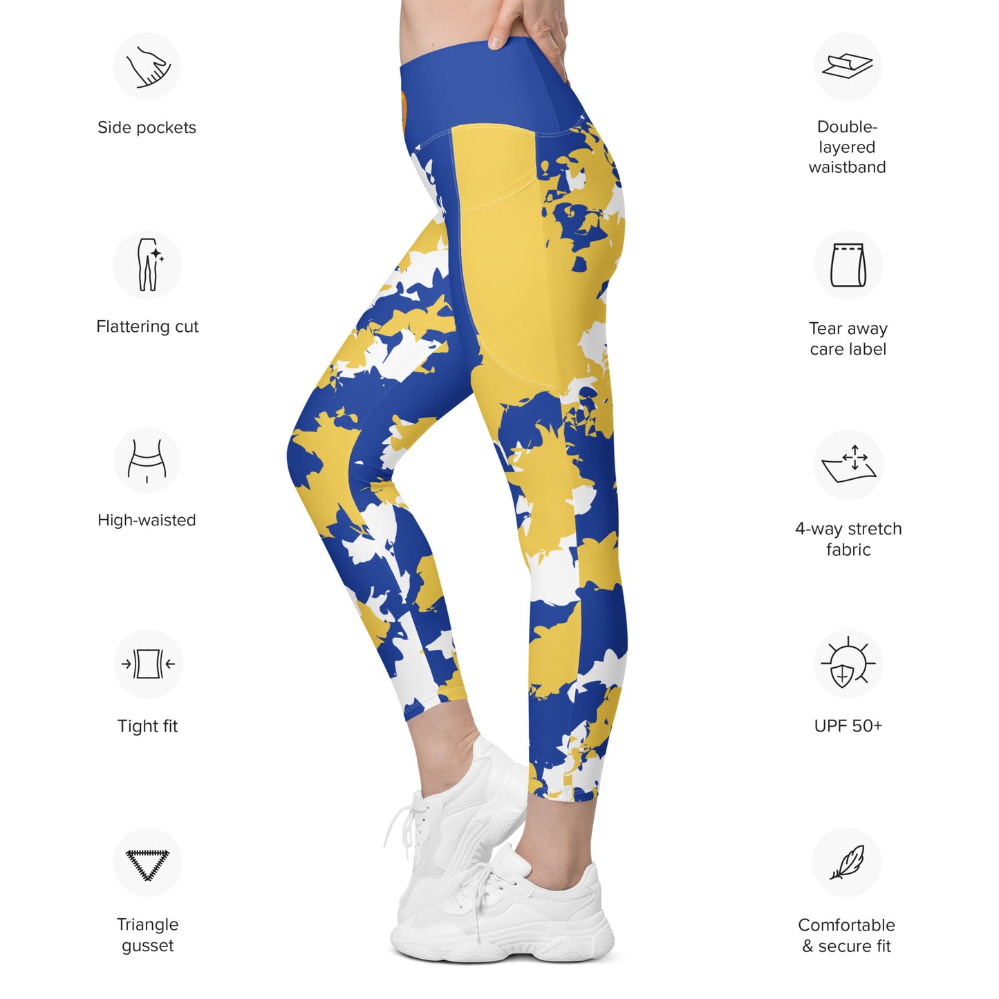 Kicxs Rams Leggings con bolsillos