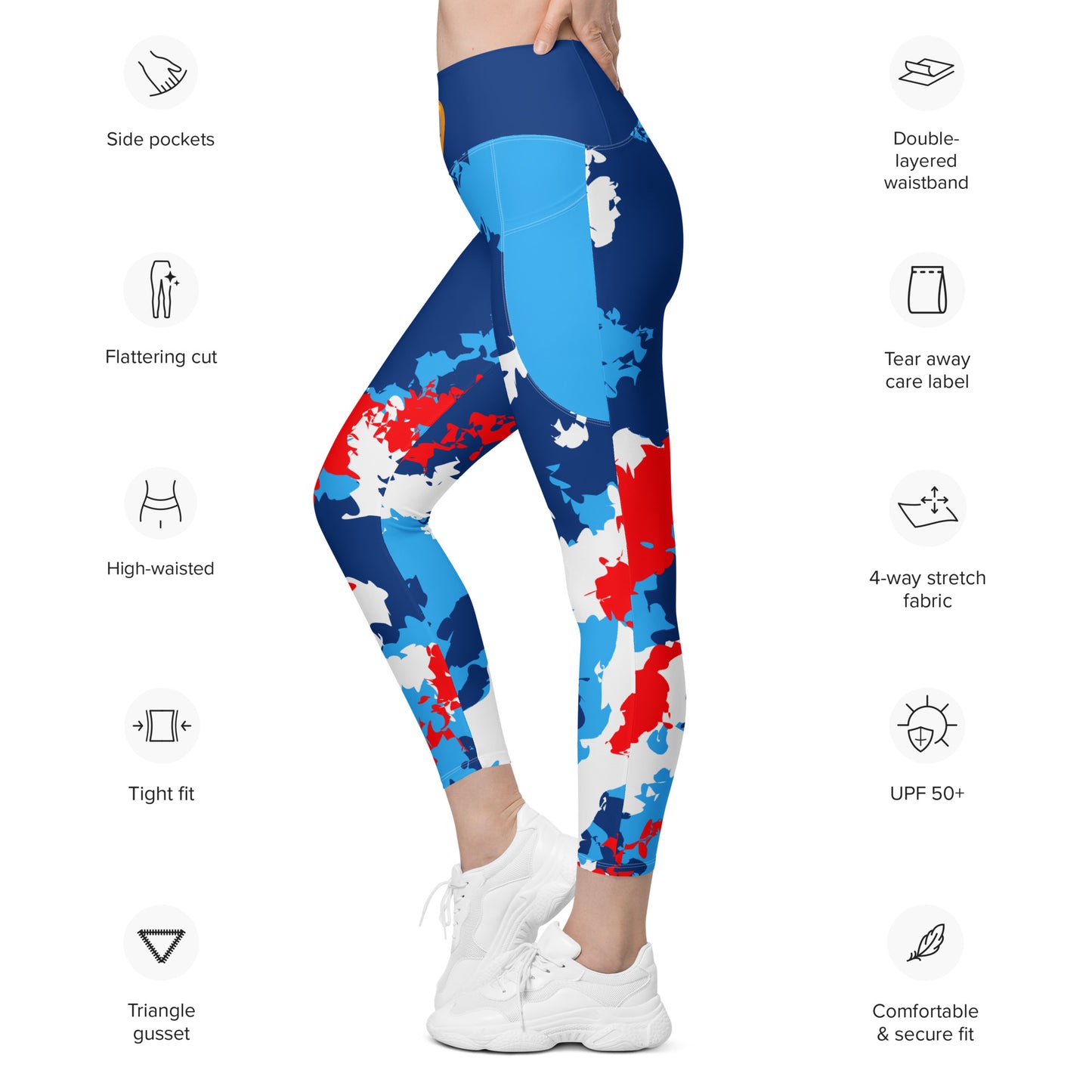 Kicxs TEN Camo Leggings with pockets
