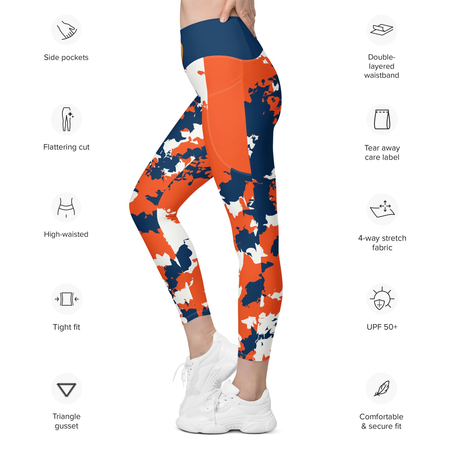 Kicxs DEN Camo Leggings with pockets