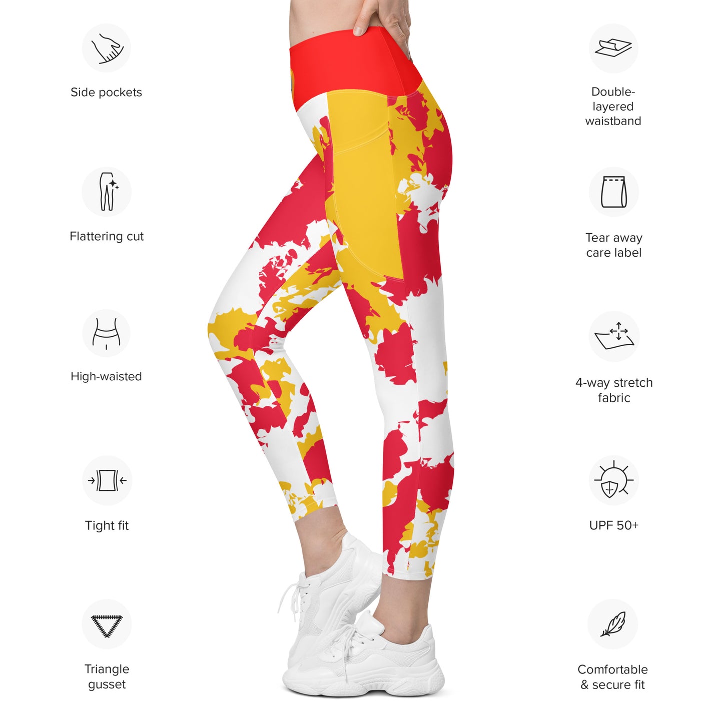 Leggings con bolsillos Kicxs Chiefs