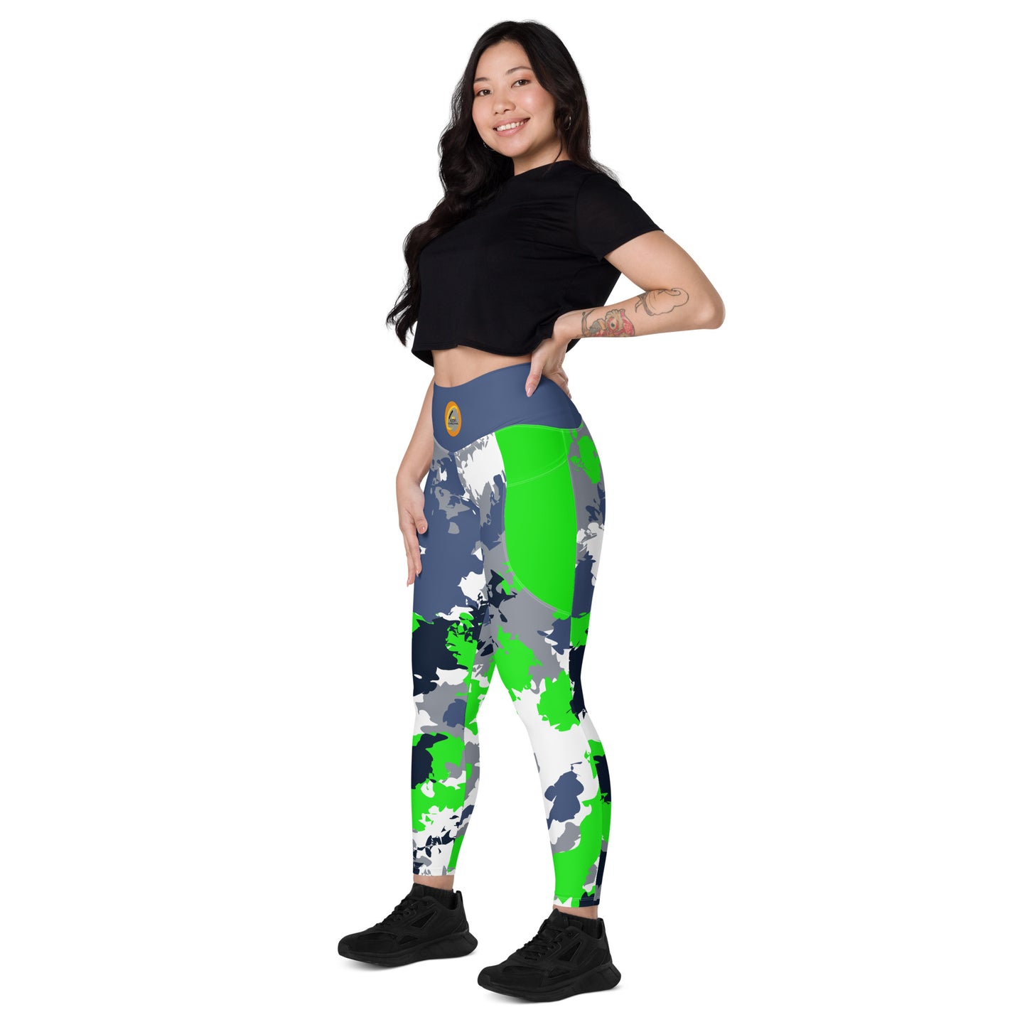 Kicxs SEA Camo Leggings with pockets