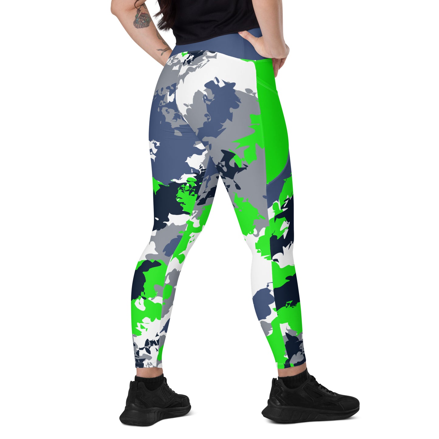 Kicxs SEA Camo Leggings with pockets
