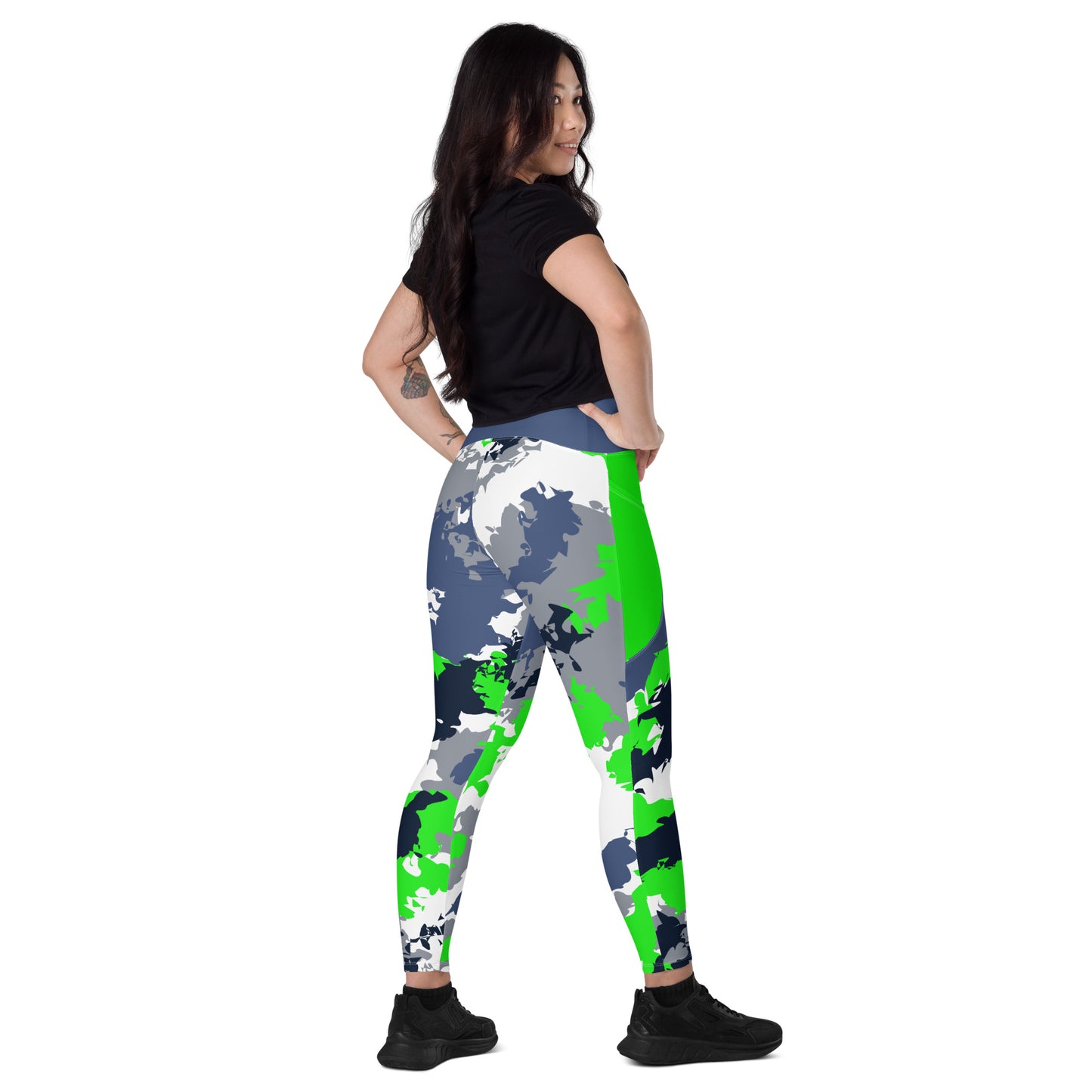 Kicxs SEA Camo Leggings with pockets