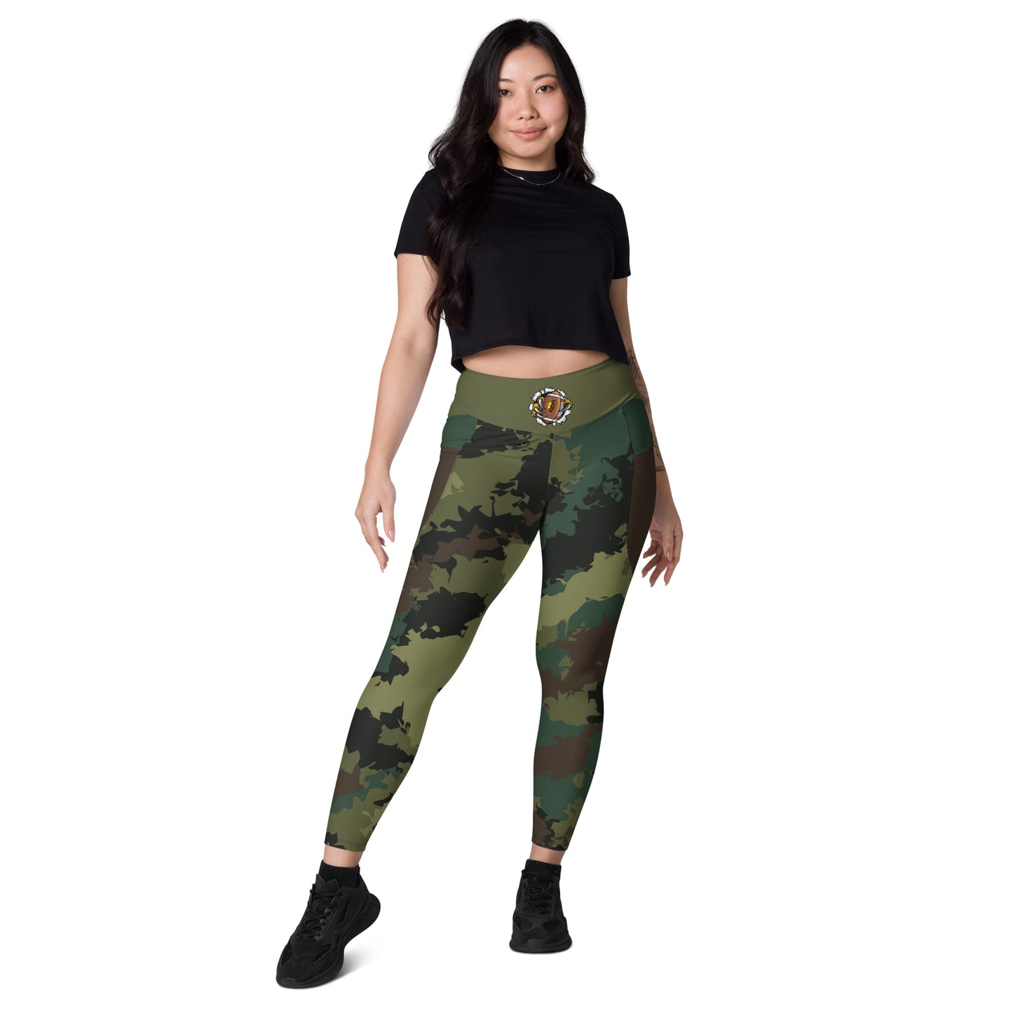 Kicxs Camouflage Leggings With Pockets