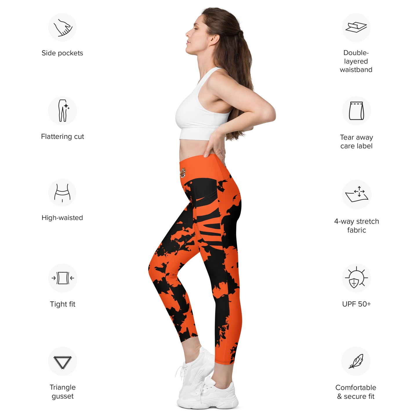 Kicxs Bengals Leggings With Pockets