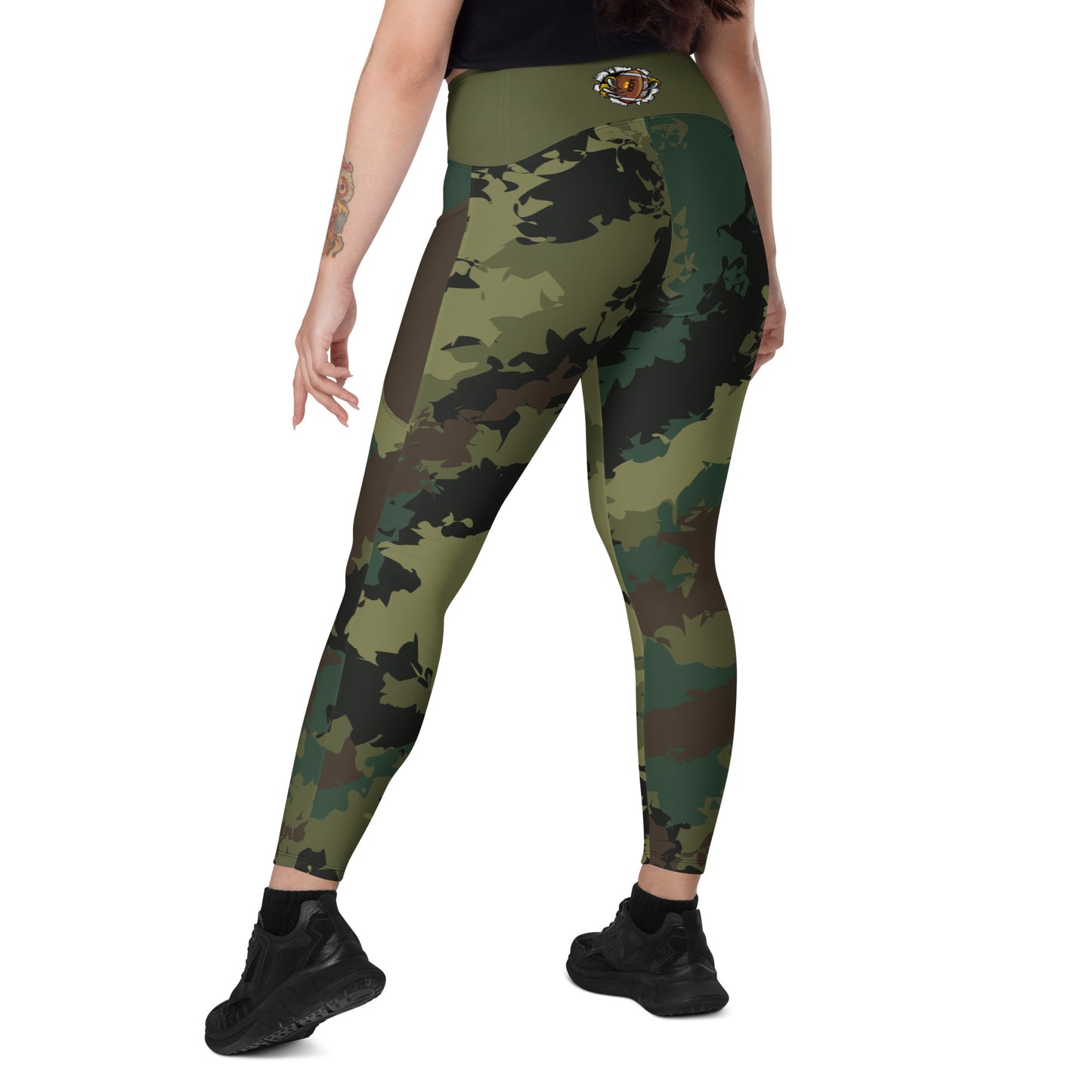 Kicxs Camouflage Leggings With Pockets