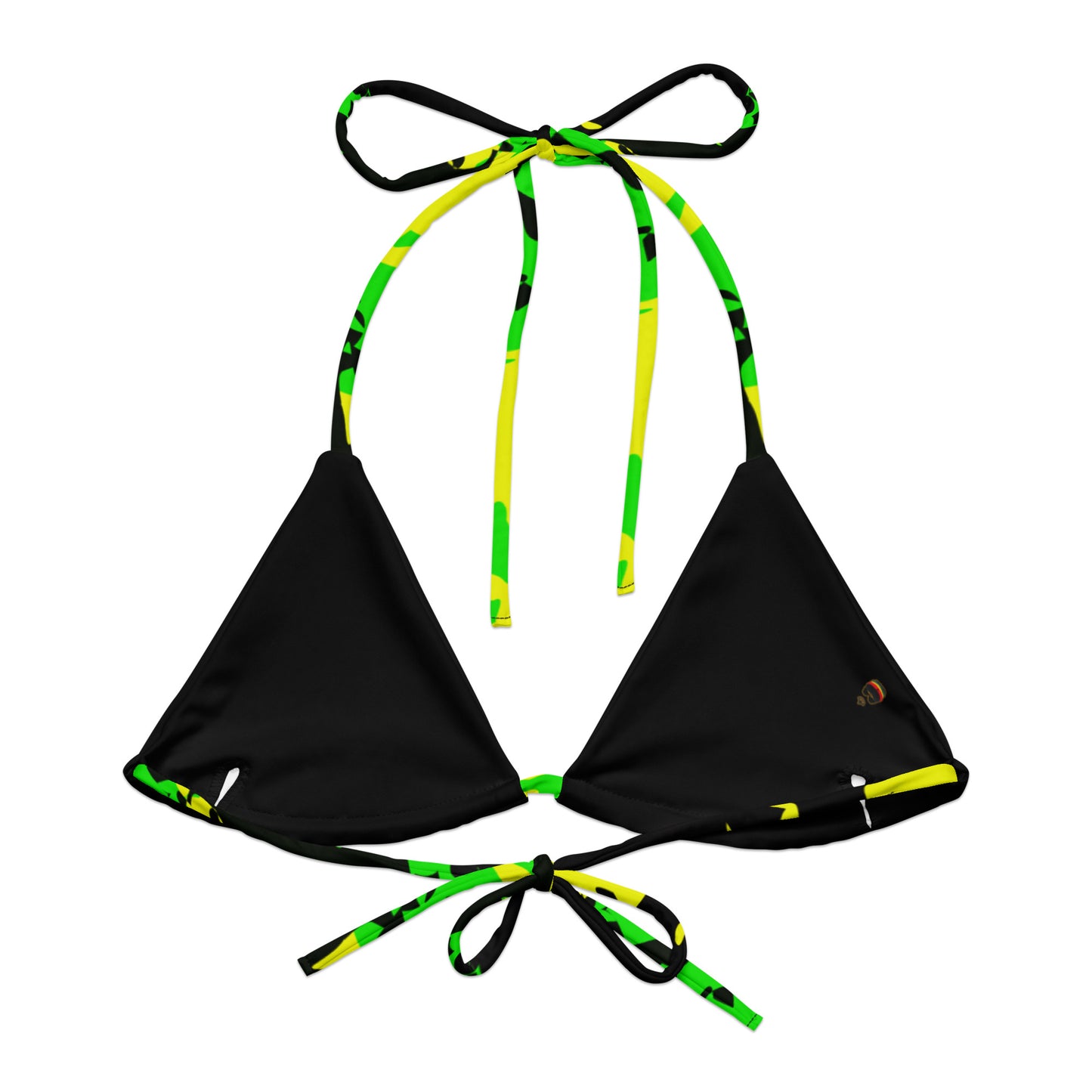 Top de bikini de hilo jamaicano Rastaman