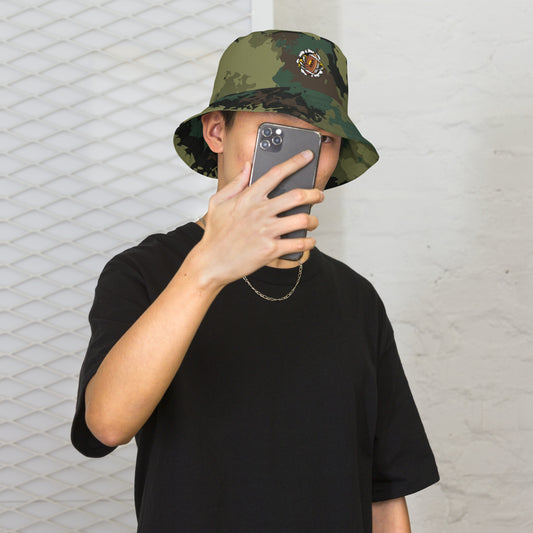 Kicxs Camouflage Reversible Bucket Hat