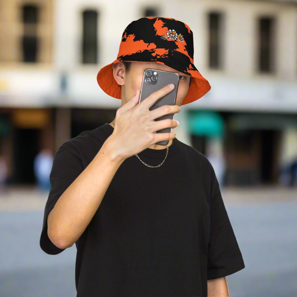 Kicxs CIN Camo Reversible Bucket Hat $ Kicxs Pro Sports Apparel Kicxs Apparel 1Tweezy Apparel