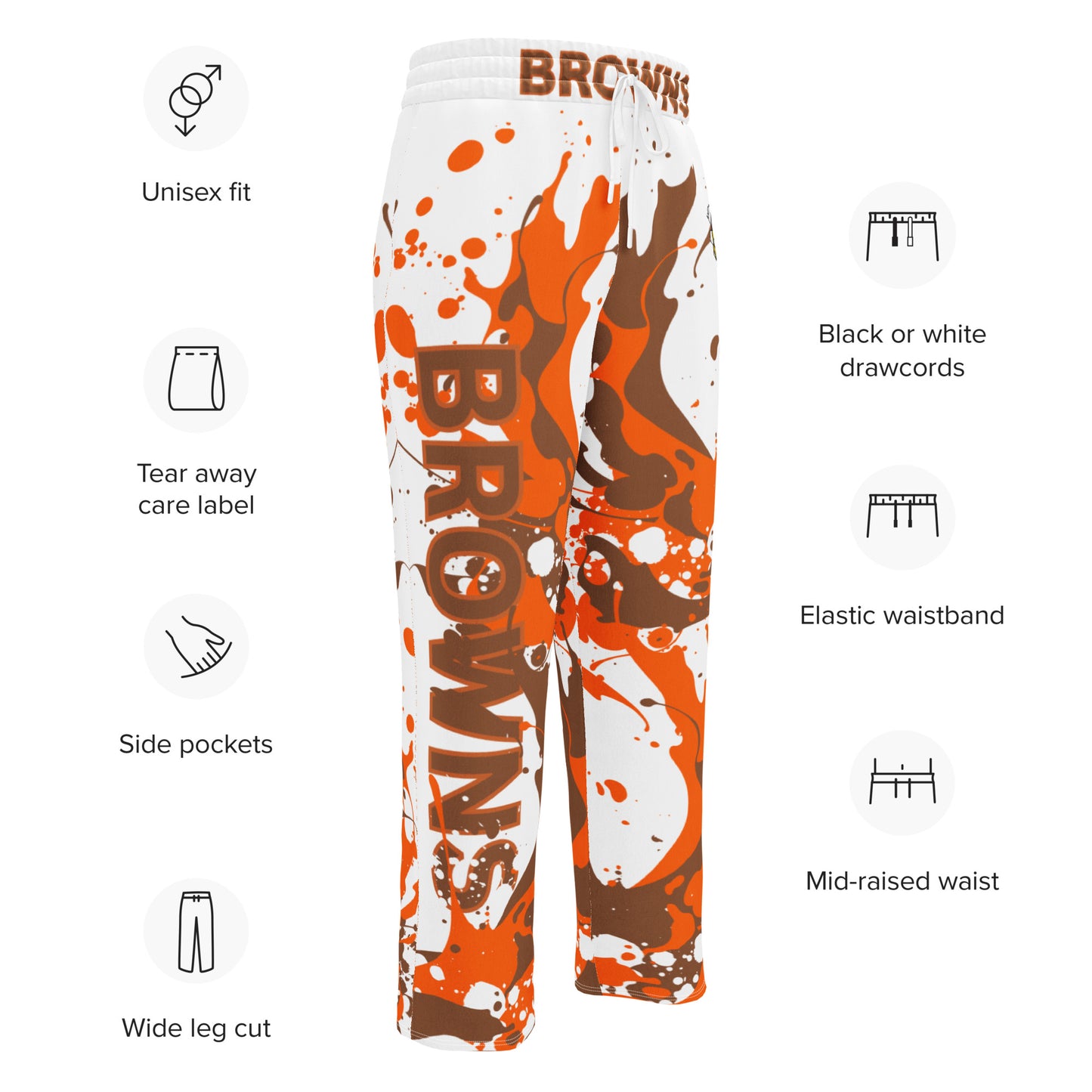 Kicxs Pro Team Wide-leg Joggers - Browns