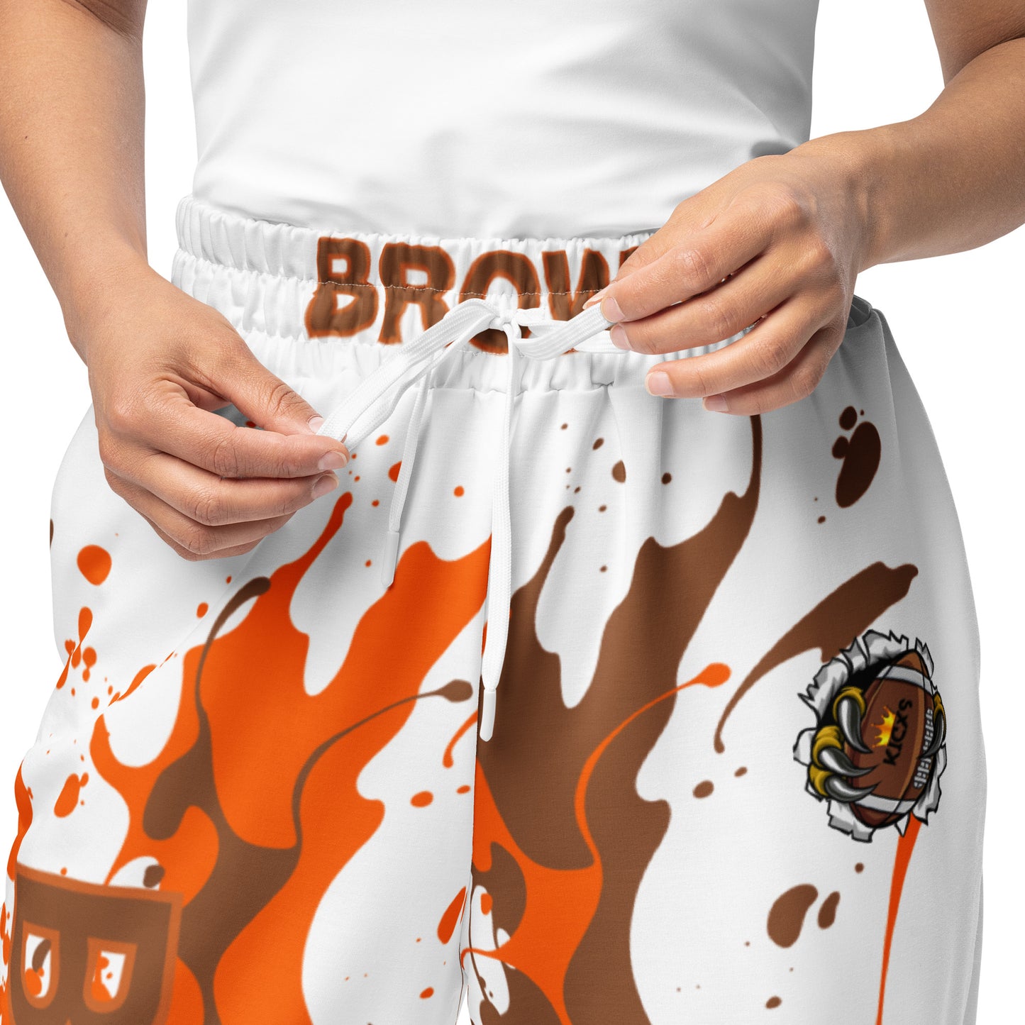 Kicxs Pro Team Wide-leg Joggers - Browns