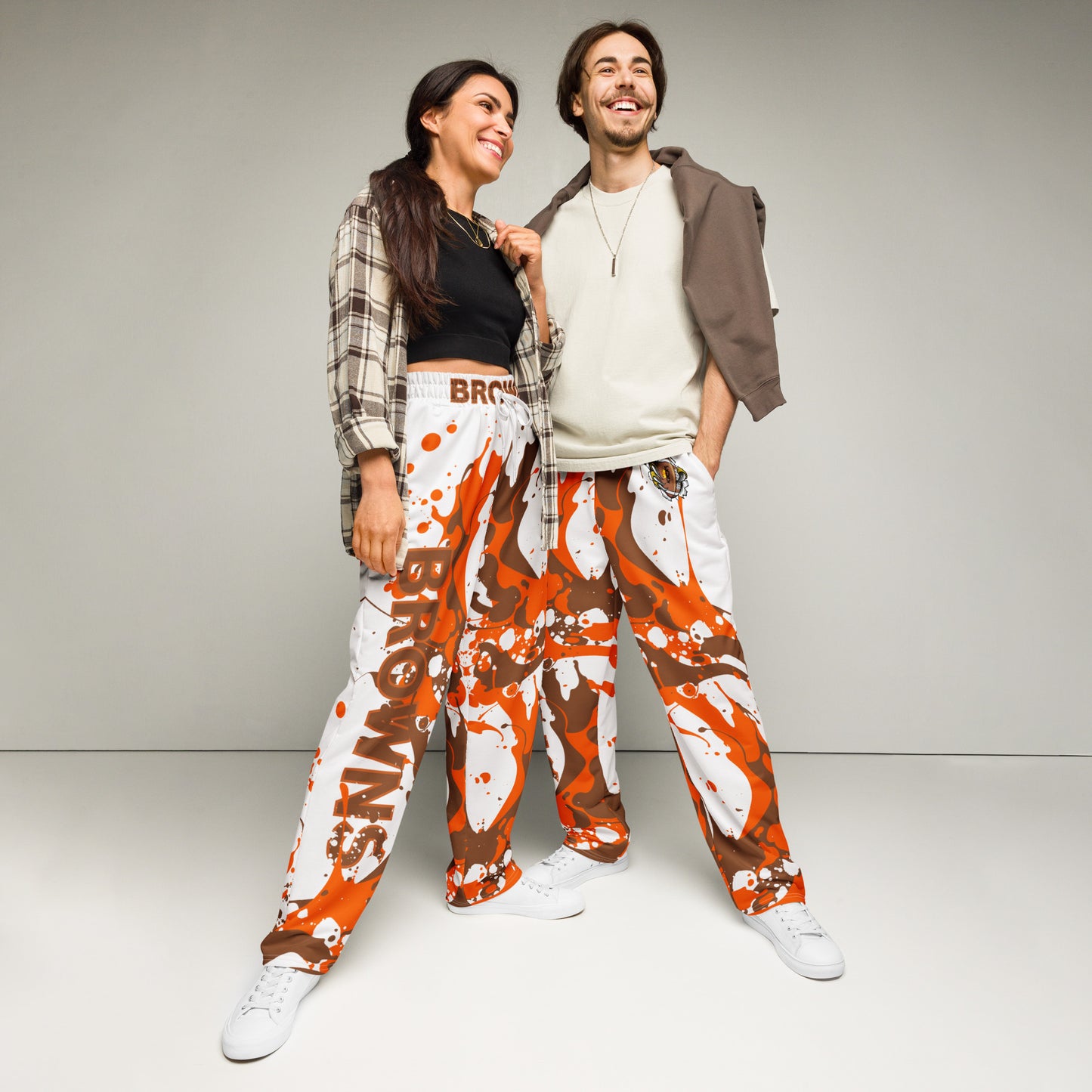 Kicxs Pro Team Wide-leg Joggers - Browns