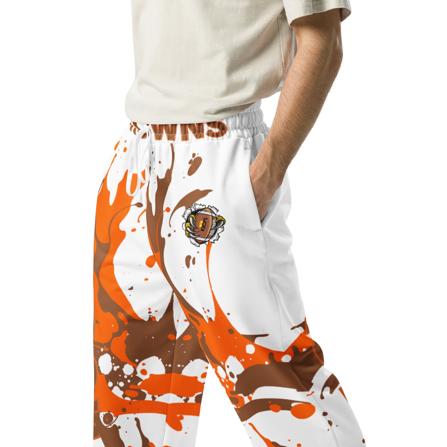 Kicxs Pro Team Wide-leg Joggers - Browns