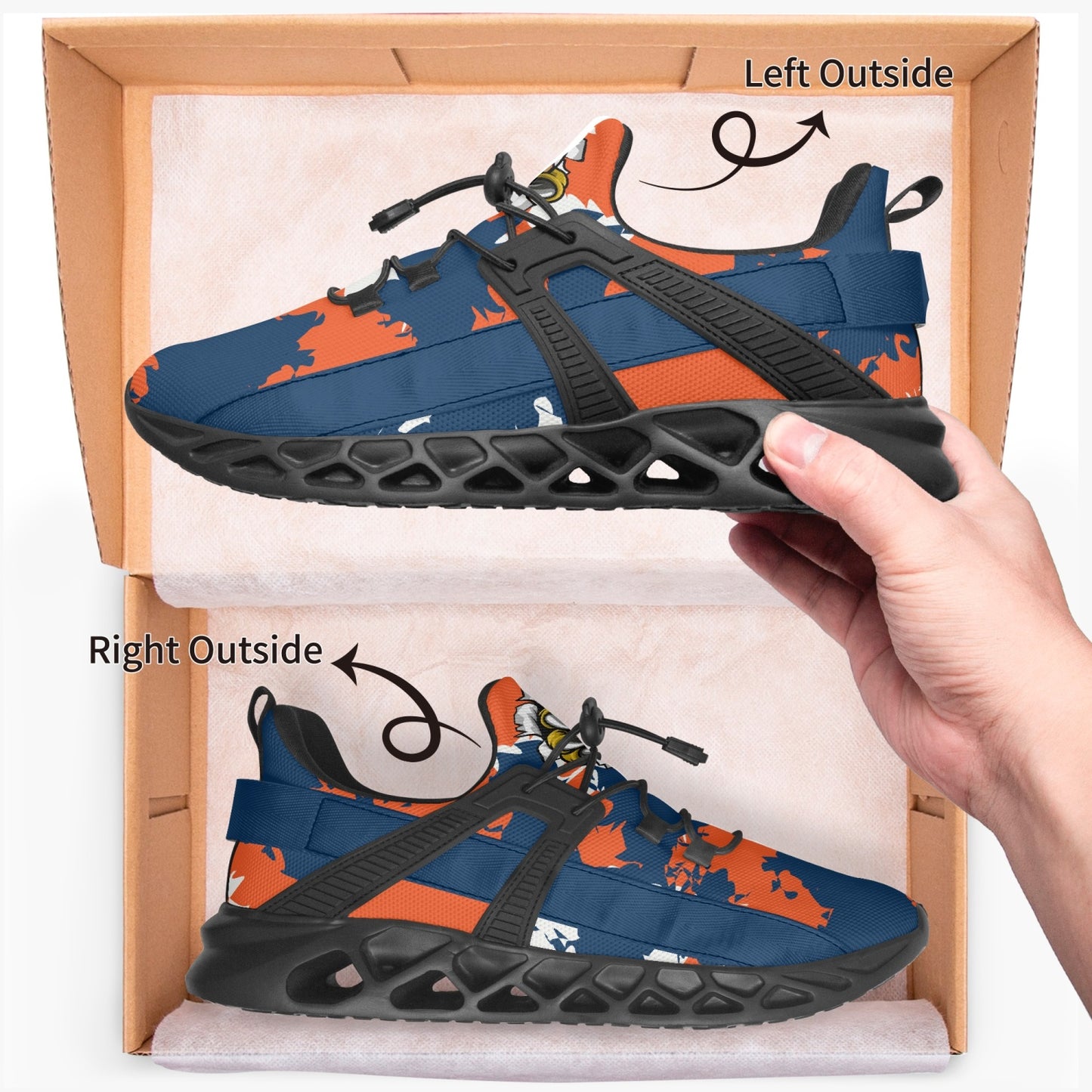Kicxs DEN Camo Mesh Running Shoes