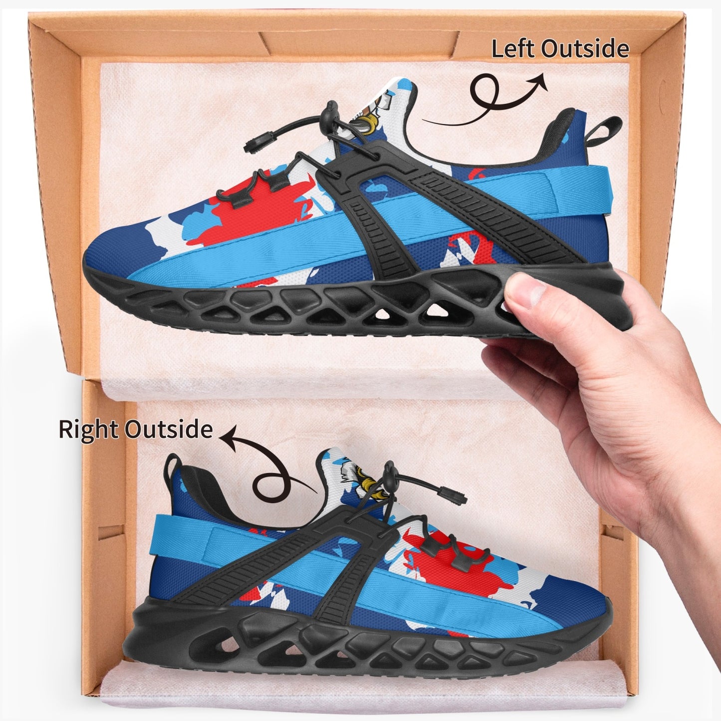 Kicxs Titans Camo Mesh Running Shoes