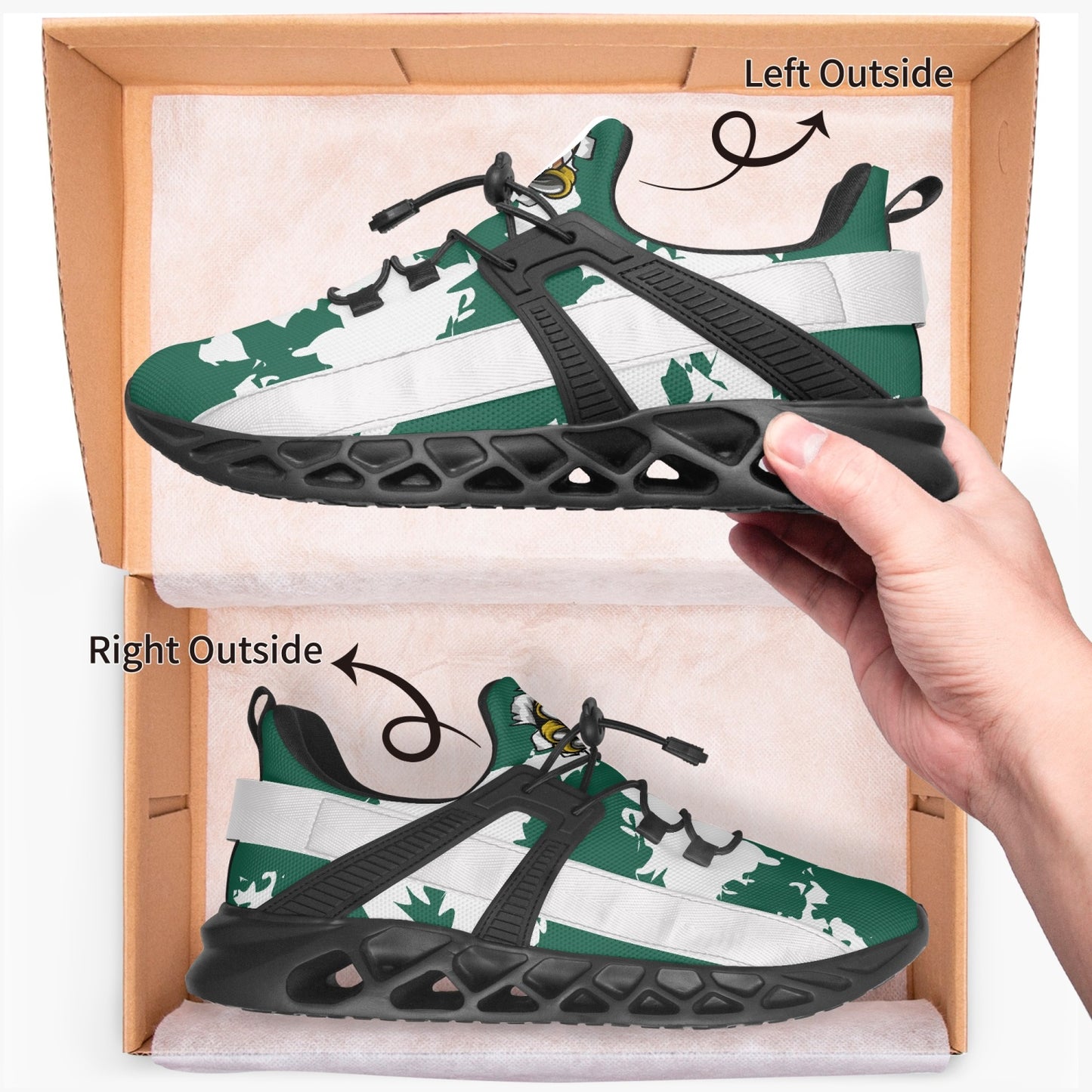 Kicxs NYJ Camo Mesh Running Shoes