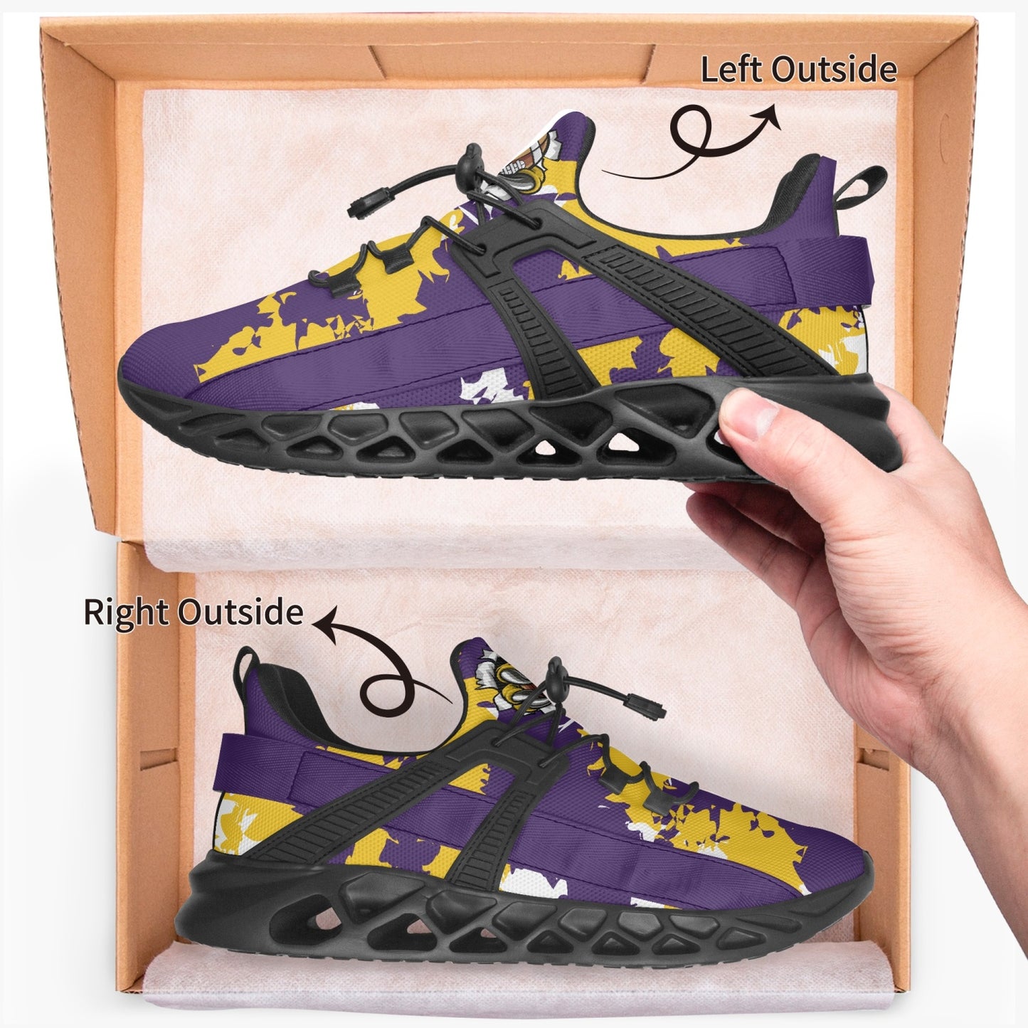 Kicxs MIN Camo Mesh Running Shoes