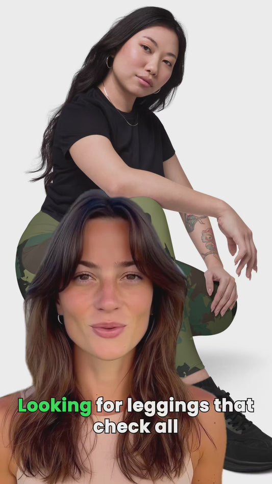 Kicxs Camouflage Leggings With Pockets