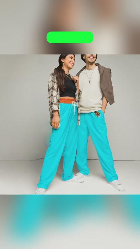 Kicxs MIA Unisex Wide Leg Casual Pants