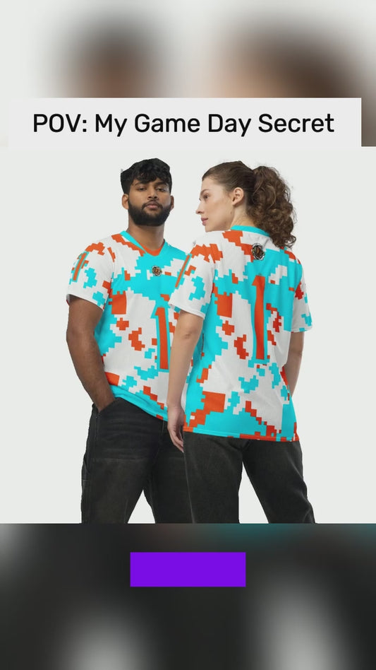 Kicxs MIA đCamo2 Recycled Unisex Sports Jersey