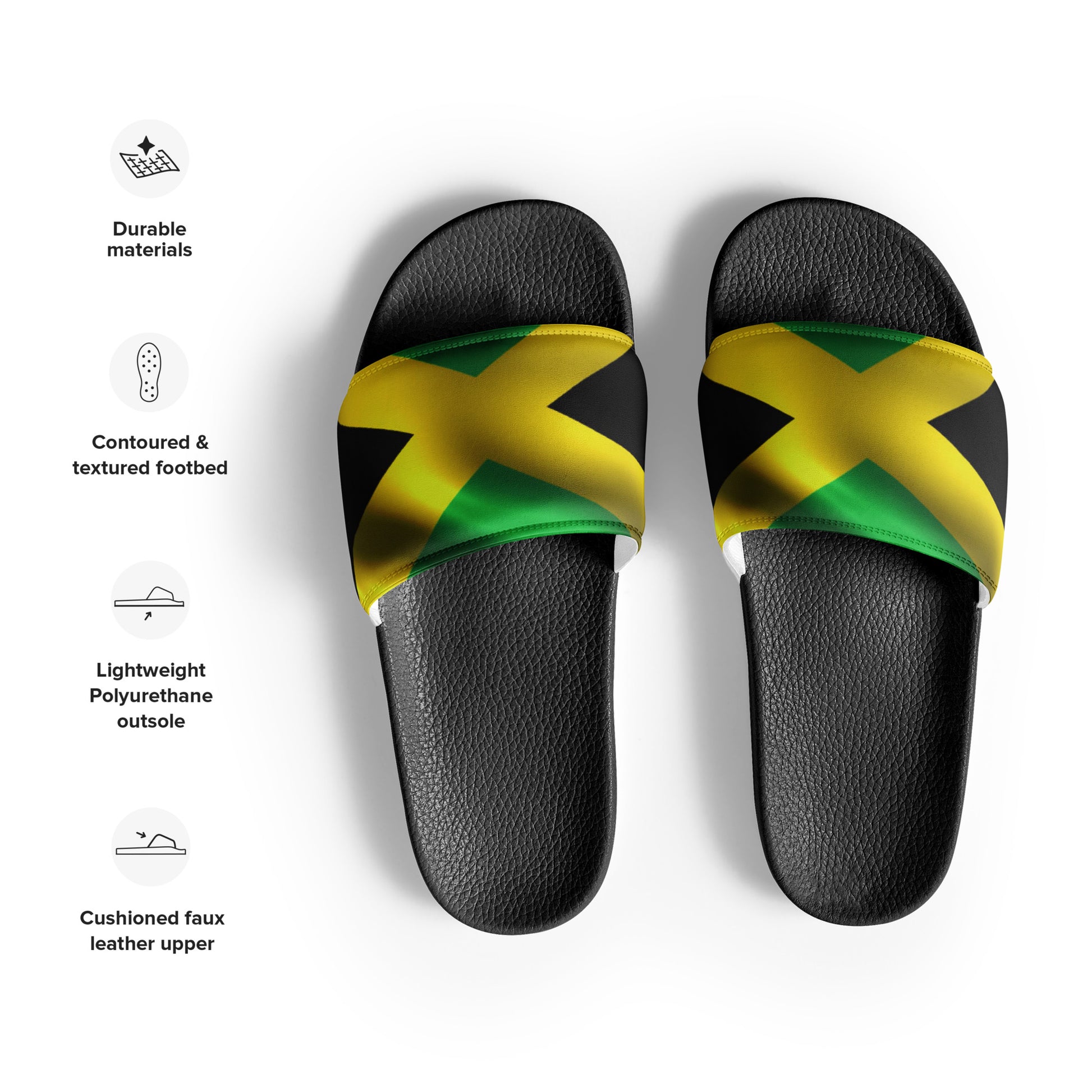 Jamaican Flag Women's slides