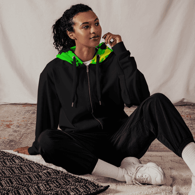 Rastaman Unisex Zip-Up Hoodie - Jamaica 1