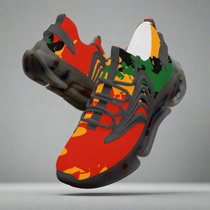 Rastaman Camo Max Sneakers - Black