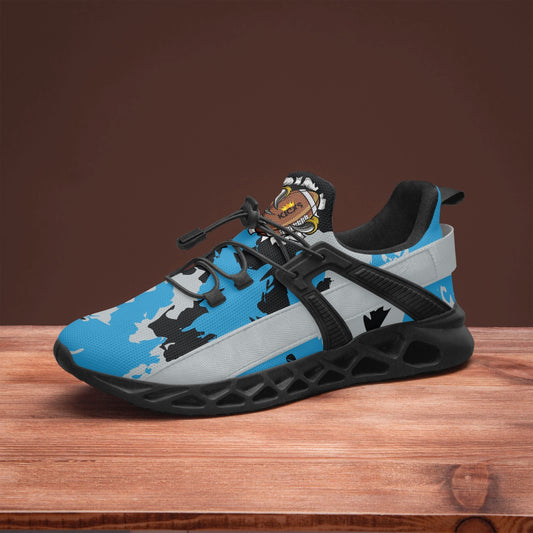 Kicxs Panthers Camo Mesh Running Shoes