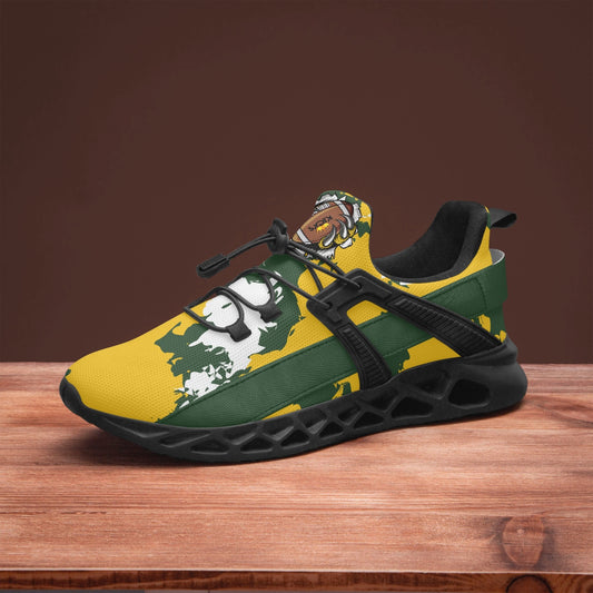 Kicxs Packers Camo Mesh Running Shoes