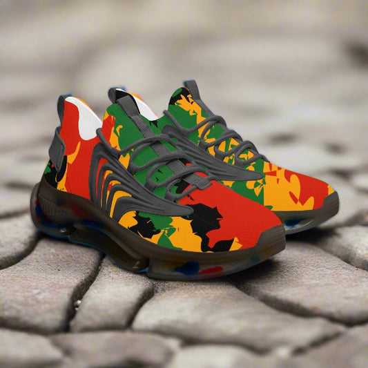 Rastaman Camo Max Sneakers - Black $ Rastaman Apparel Rastaman Apparel 1Tweezy Apparel
