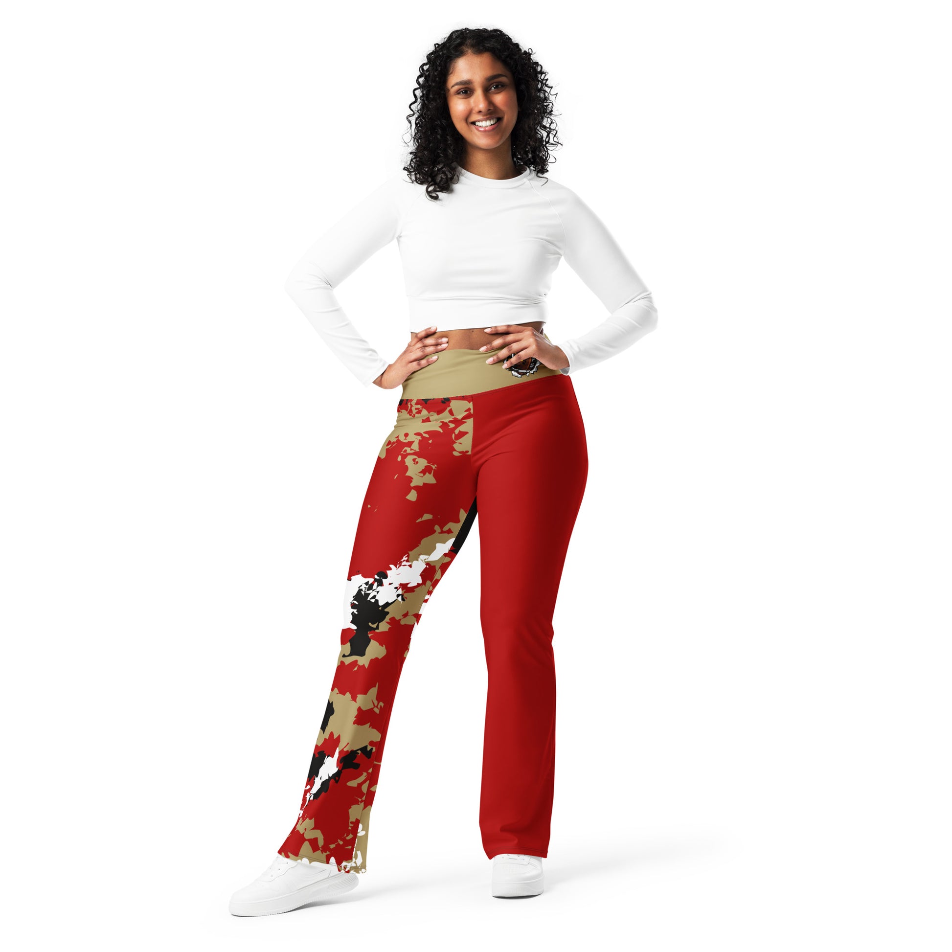 Kicxs SF Camo Flare Leggings $ Kicxs Pro Sports Apparel Kicxs Football Apparel 1Tweezy Apparel Home page