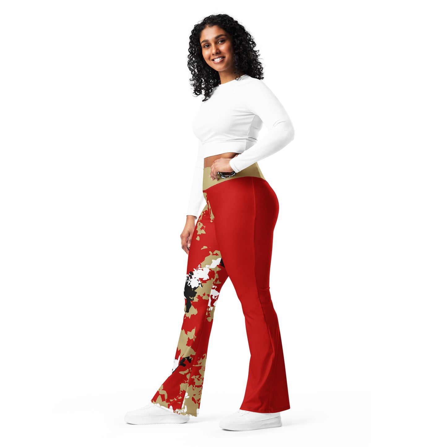 Kicxs SF Camo Flare Leggings