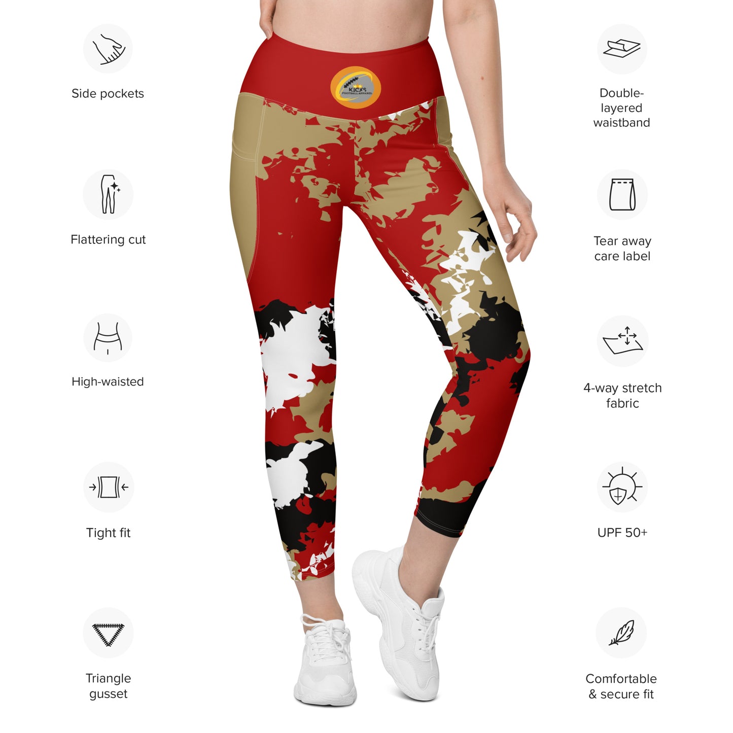 Kicxs SF Camo Leggings with pockets
