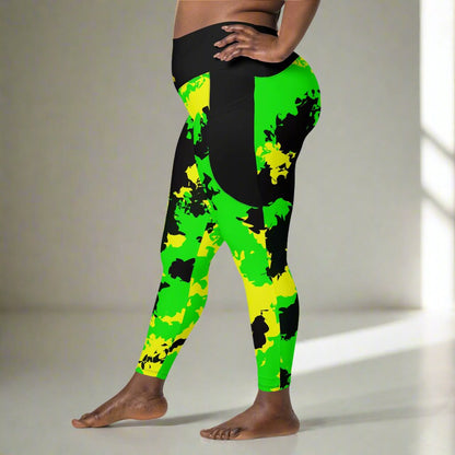 Jamaica Flag Leggings with pockets