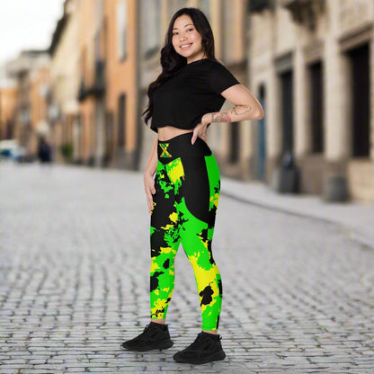 Jamaica Flag Leggings with pockets