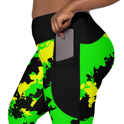 Jamaica Flag Leggings with pockets