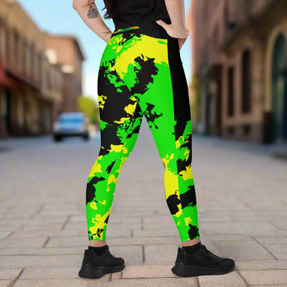 Jamaica Flag Leggings with pockets