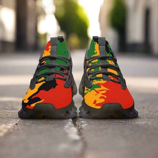 Rastaman Camo Max Sneakers - Black