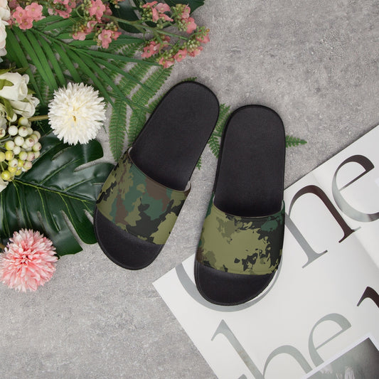 Kicxs Camouflage Home Slippers - Black
